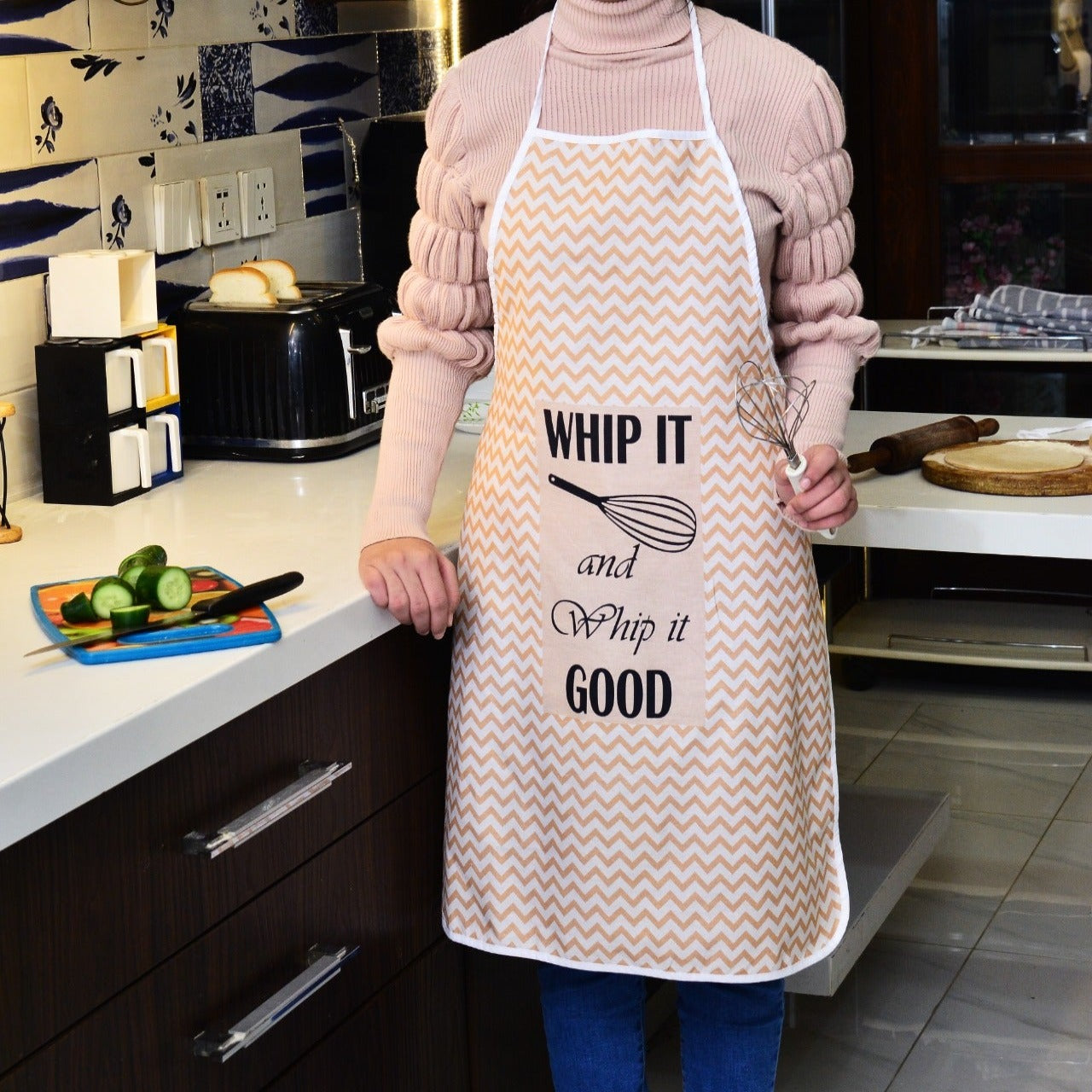 Kitchen Aprow Kitchen Aprons – Apricot
