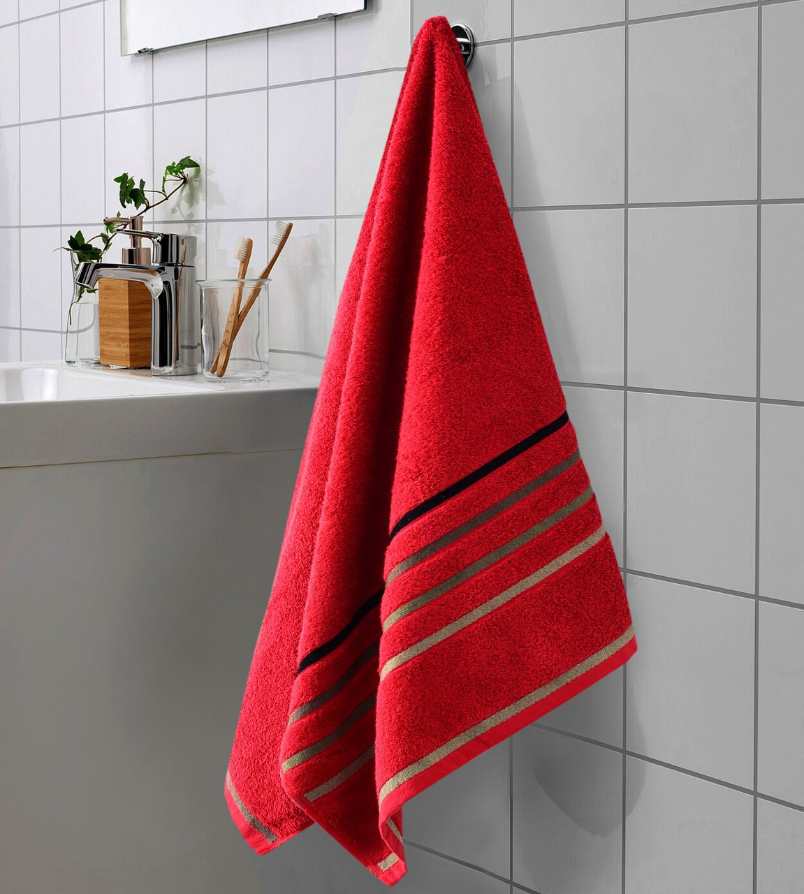 Burgundy Cotton Towel https://apricot.com.pk/