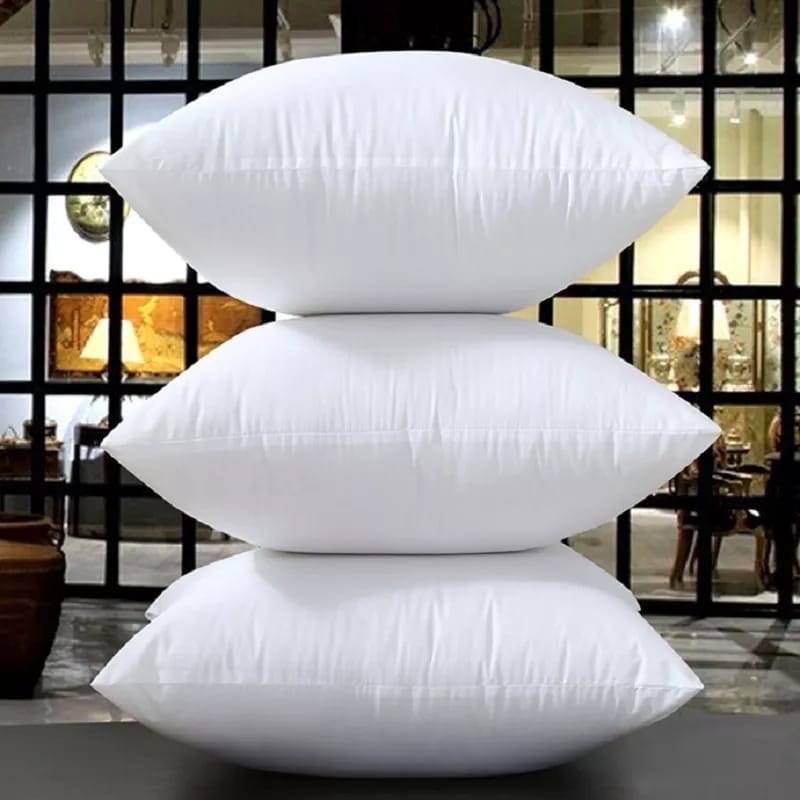 Filled Cushions-(1481)-3 PCs Apricot