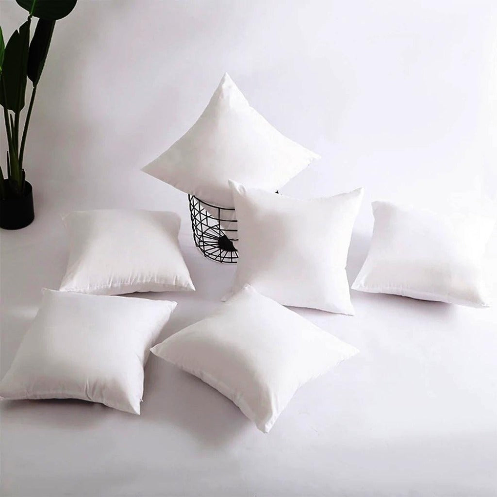 Filled Cushions-(1481)-6 PCs Apricot