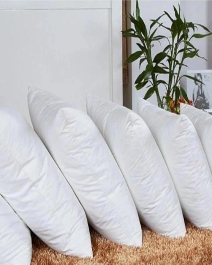 Filled Cushions-(1481)-6 PCs Apricot