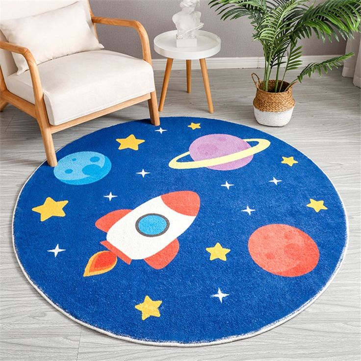 Living Room Rug 150 CM Round-Universe (4653) Apricot