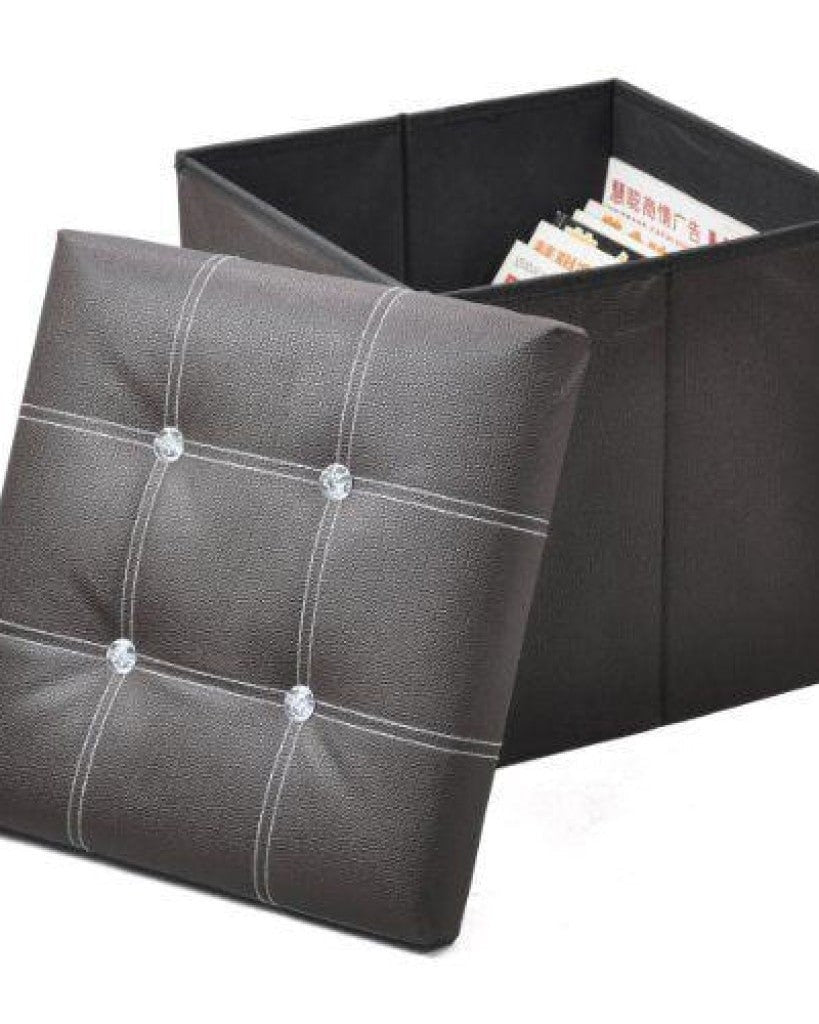 Modular Storage Stool Box (2458)- Brown