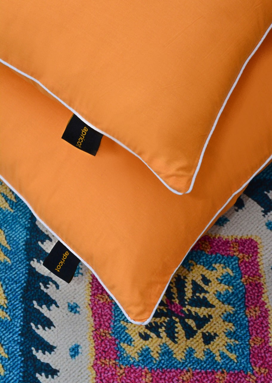 Pillows Pair Dyed just covers FILLINGS The Apricot Linen   