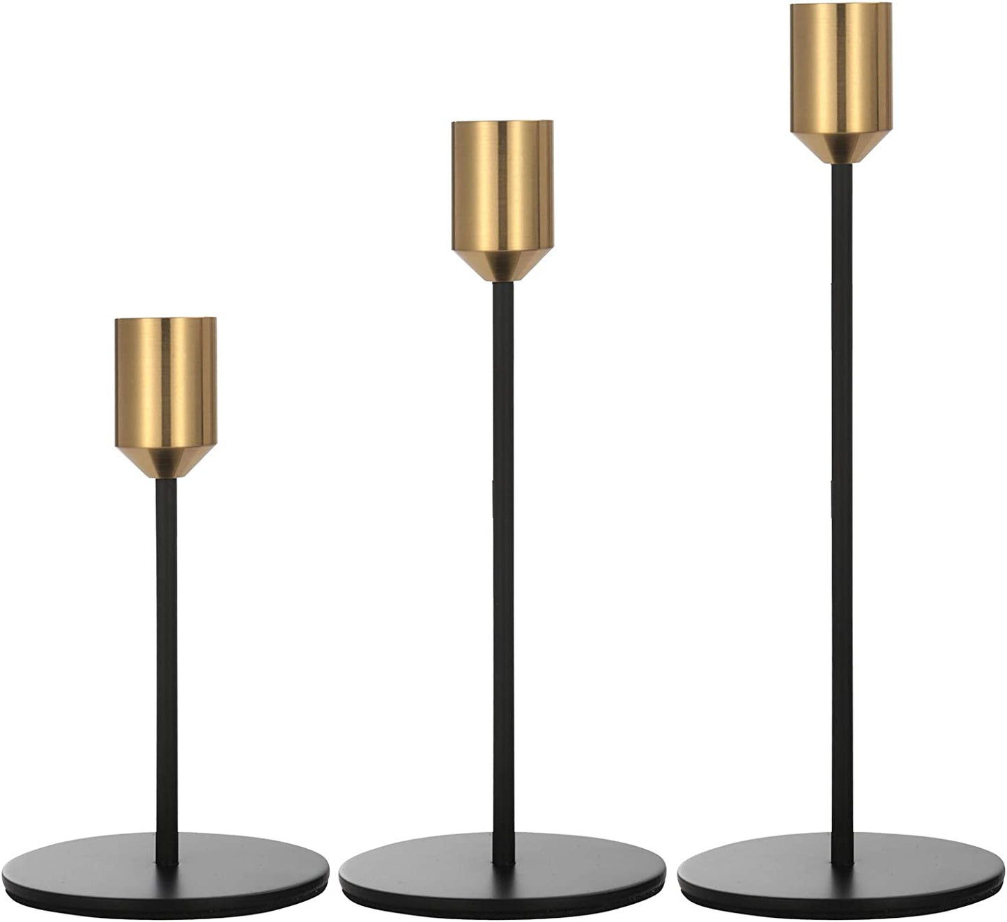 Set of 3 Metal Candle Holder-Golden Cups(2102) candle stand Apricot   