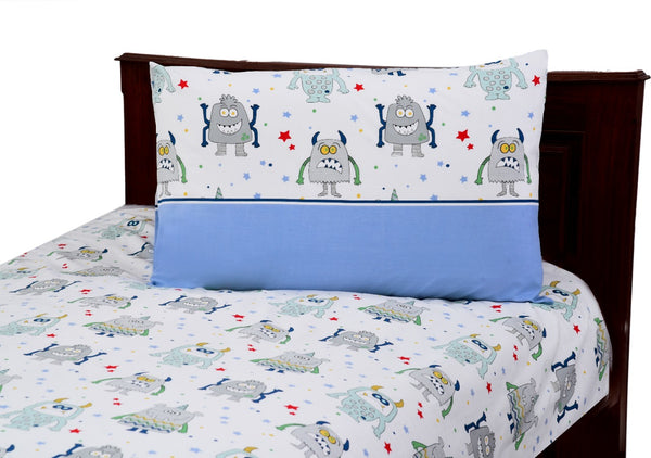 Single Bed Sheet(4252)-SB146 Apricot