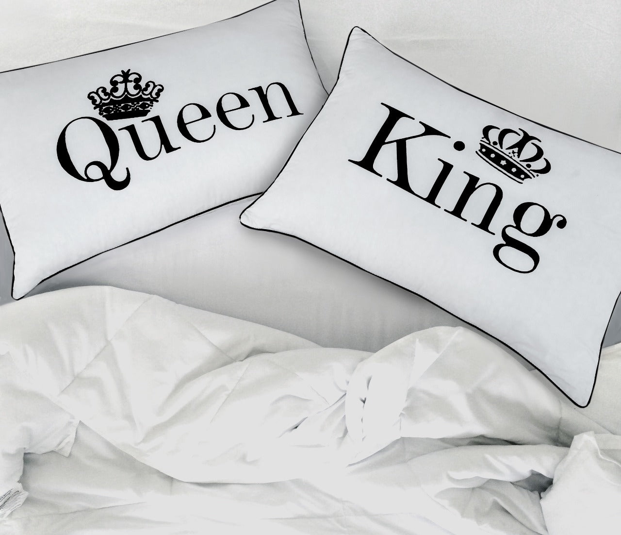 Text Pillow-Queen & King Apricot