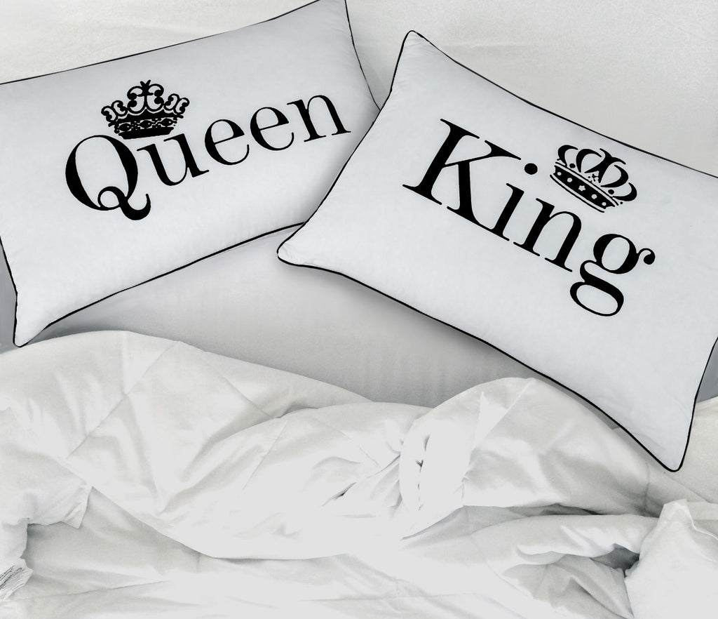 Text Pillow-Queen & King Apricot